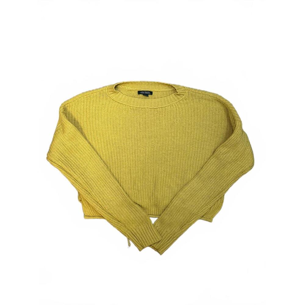 Wild Fable Mustard Yellow Knit Sweater XS